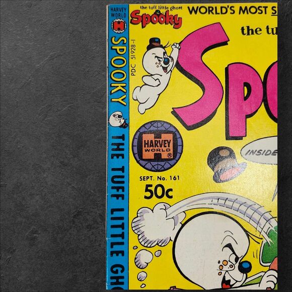 Vintage 1975 Spooky the Tuff Little Ghost Comic Lot Harvey Comics (2) Retro - Picture 3 of 6